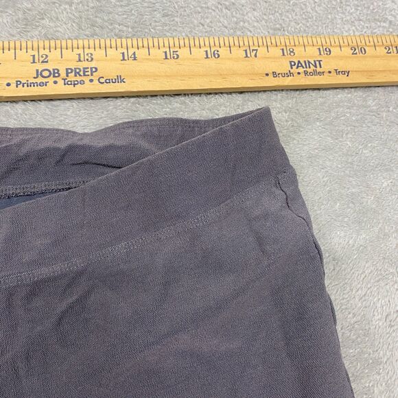 Eileen Fisher Pants Womens L Gray Pull On Elastic Waist Tapered Comfort Stretch - Picture 3 of 9